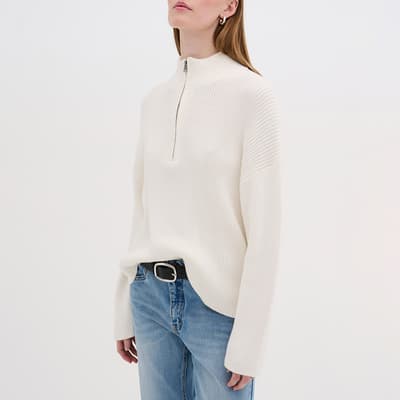 White Cotton Ally Jumper