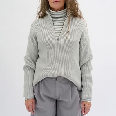 Light Grey Cotton Ally Jumper