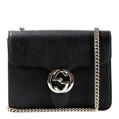 Black Gucci Interlocking Crossbody Bag