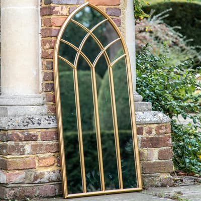 Haven Outdoor Mirror Gold