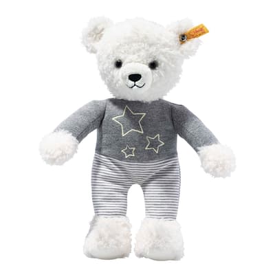 Knuffi Teddy Bear, White/Grey