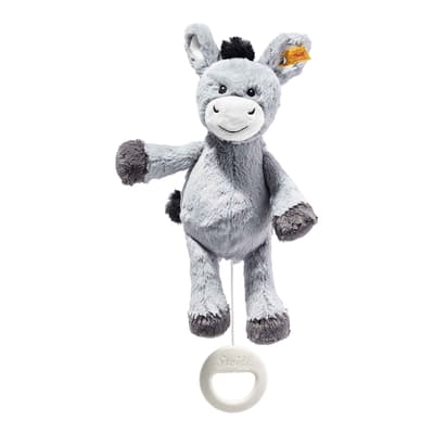 Dinkie Donkey Music Box, Grey/Blue