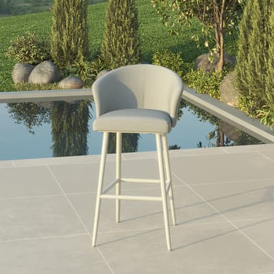 SAVE  £84 - Fabric Zen Bar Stool - Lead Chine