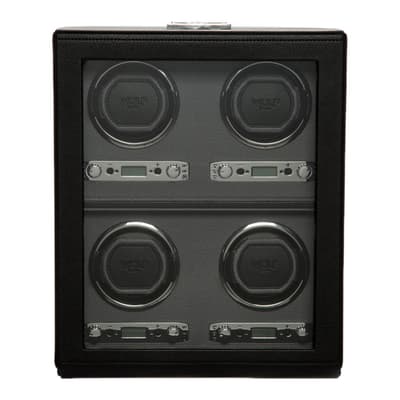 Black Viceroy 4 Piece Watch Winder