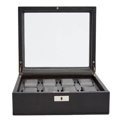 Black Viceroy 8 Piece Watch Box