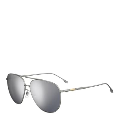 Matte Ruthenium Pilot Sunglasses 63mm