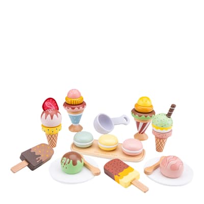 Ice Cream Wooden Set