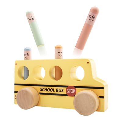 PopUp Wooden School Bus