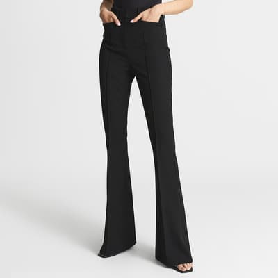 Black Dylan Petite Flare Trousers