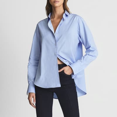 Blue Jenny Cotton Shirt