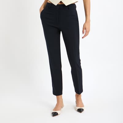 Navy Jess Slim Leg Trousers