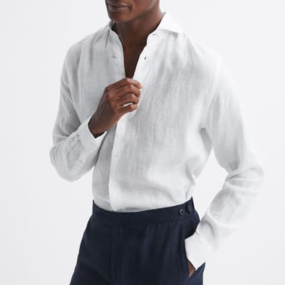 White Rex Linen Shirt