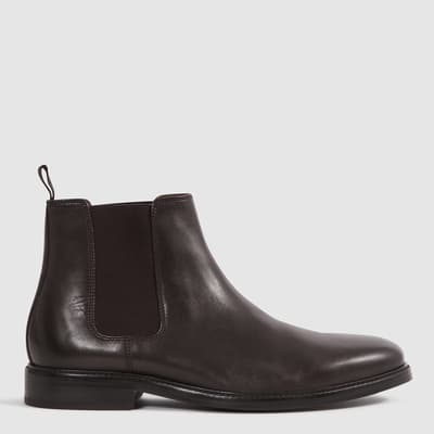 Brown Renor Leather Chelsea Boots