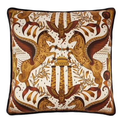 Odyssey Silk Cushion 46x46cm, Gold