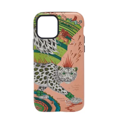 Snow Leopard iPhone Case iPhone 12 Mini, Blush