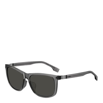 Grey Rectangular Sunglasses 59mm