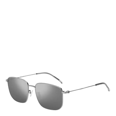 Ruthenium Rectangular Sunglasses 58mm