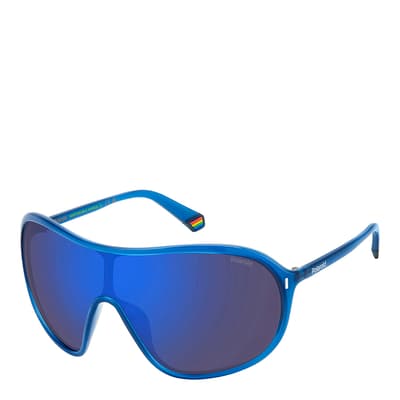 Blue Gold Mask Sunglasses 99mm