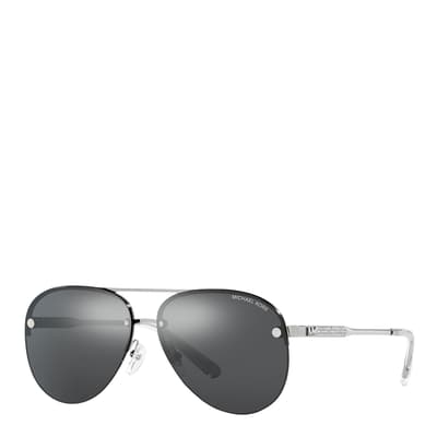 Shiny Silver East Side Sunglasses 59mm