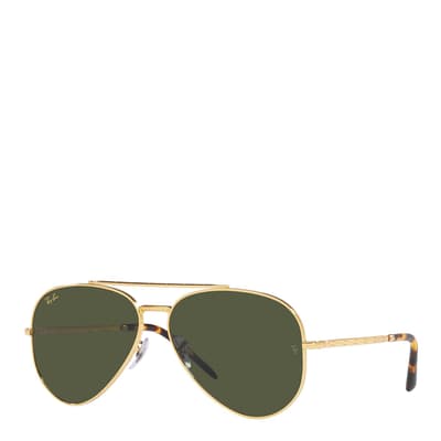 Legend Gold New Aviator Sunglasses 55mm