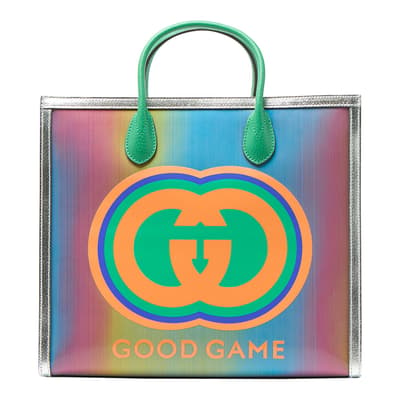 Gucci Silver Good Game Tote Bag