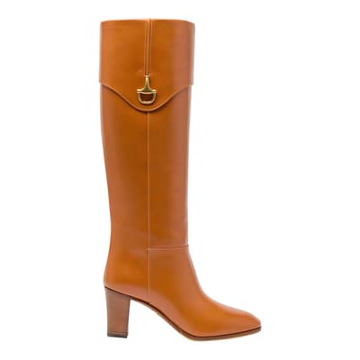 Gucci Half Horsebit Heeled Boots