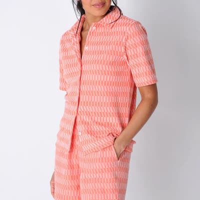 Coral Sowton Cotton Shirt