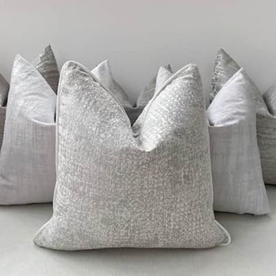 The Medium Luxury Grey Cushion Set, 6 Cushions