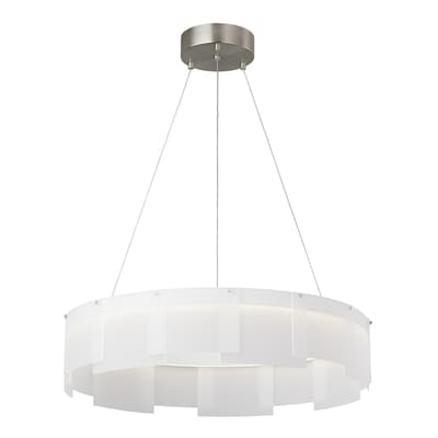 Stratos 30 Chandelier in Satin Nickel