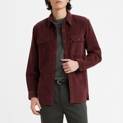 Dark Red Jackson Cord Worker Jacket