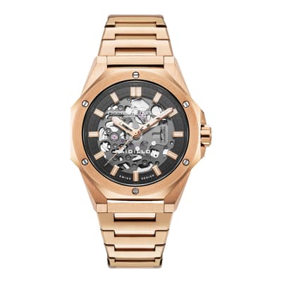 Men's Rose Gold Raidillon Skeleton Automatic 41mm