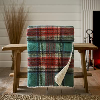 Kinross Throw 130x160cm, Green