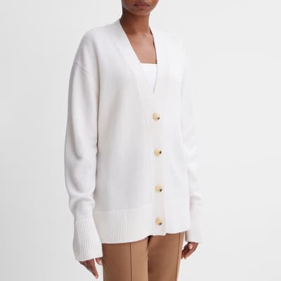 White Weekend Wool Blend Cardigan