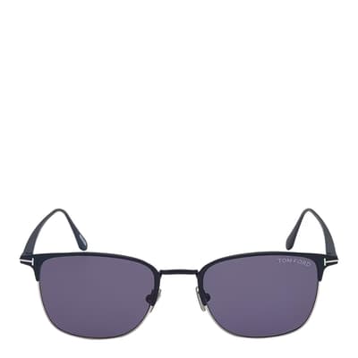 Men's Matte Blue Tom Ford Sunglasses 52mm