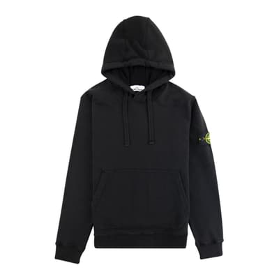 Black Fleece Cotton Hoodie