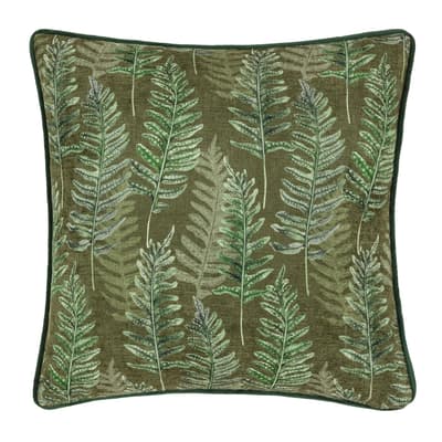 Kielder Forest 43x43cm Cushion, Fern Khaki