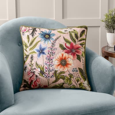 Hidcote Manor Alma 50x50cm Cushion, Blush