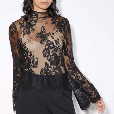 Black Lace Top