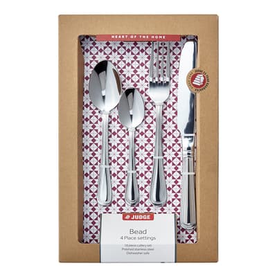 Judge Bead, 16 Piece Cutlery Set