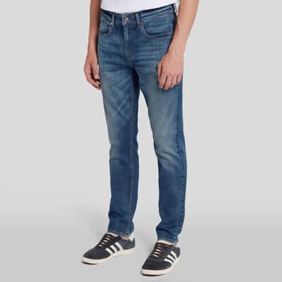 Mid Blue Slimmy Tapered Stretch Jeans