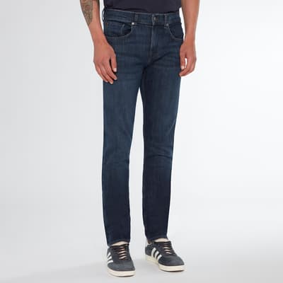 Dark Blue Slimmy Tapered Stretch Jeans