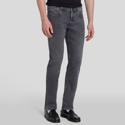 Grey Standard straight Stretch Jeans