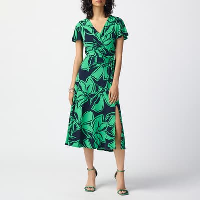 Green Printed Dress