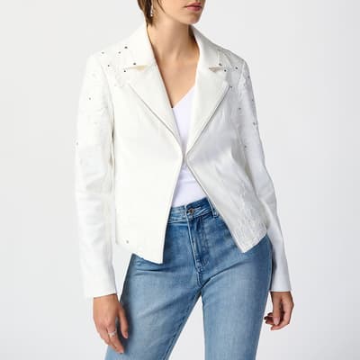 White Biker Jacket