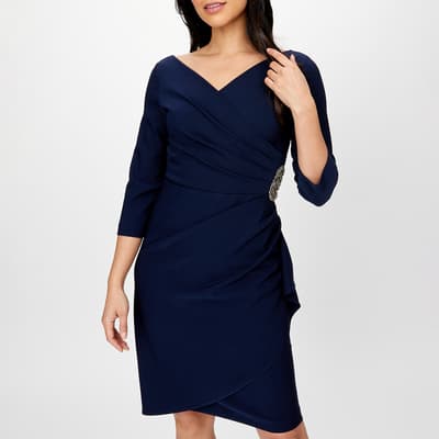 Black Fitted Long Sleeve Dress