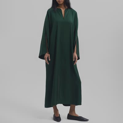 Deep Green Cais Midi Dress