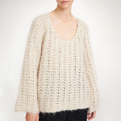 Cream Wool Blend Amilea Jumper