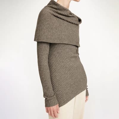 Grey Wool Blend Janeli Jumper