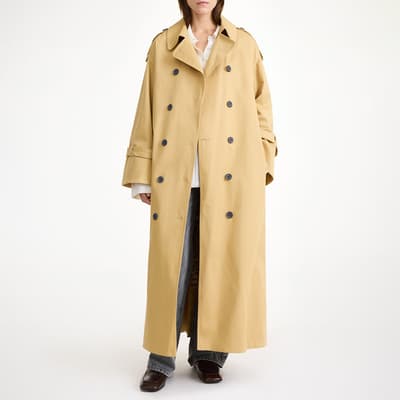 Camel Organic Cotton Alanis Trenchcoat