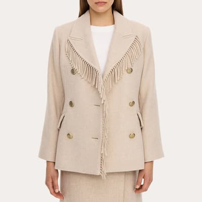 Beige Wool Blend Iggie Jacket